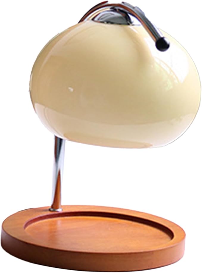 Topyond Candle Warmer Lamp with Extra-Large Solid Wood Tray, Candle Warmer, Dimmable Vintage Aromatherapy Table Lamp, Bedroom Desk Decor Gift for Women and Home Decorators
