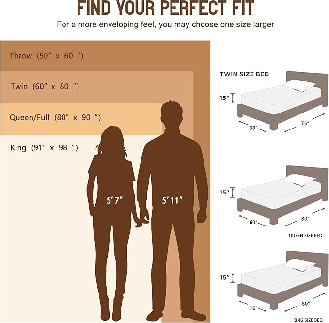 Boho Throw Blanket, 100% Organic Cotton Breathable Soft Lightweight All Season Rustic Bed Throw - Floral Bird Farmhouse Decor Blanket for Sofa Couch Chair Quilt and Gift. 60" x 80"