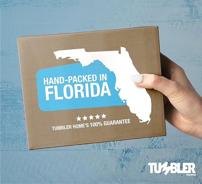 Tumbler Home Sea Glass for Crafts, Decor & Vase Filler, 25oz Frosted Blue & White Seaglass Pieces, Recycled Beach Glass in Bulk and Smooth Seaglass for DIY Art, Coastal Decor, and Jewelry Making