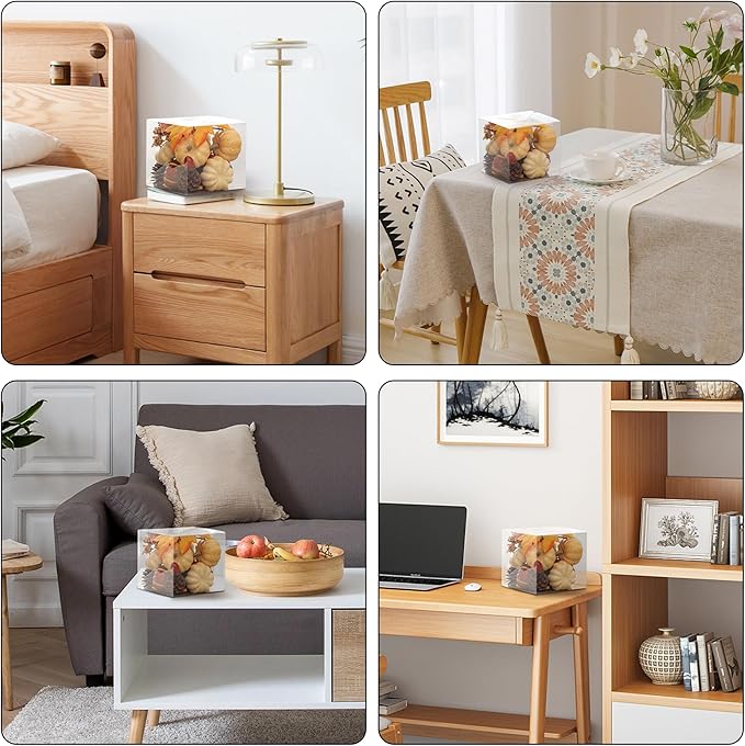 Artgar Pumpkin Decor Set, 23 PCS Fall Harvest Decorations Including Mini Pumpkins, Acorns, Pinecones, Berries, Maple Leaves for Home Table Wedding DIY Fall Halloween Thanksgiving Decor