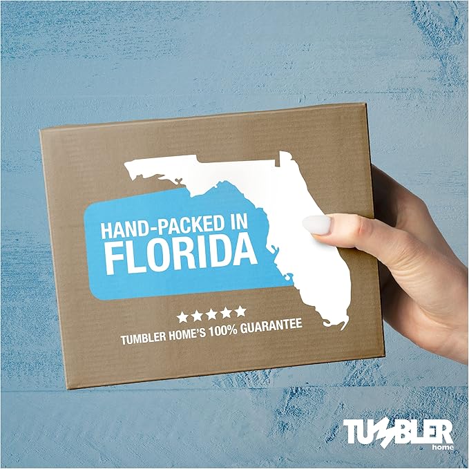 Tumbler Home Sea Glass for Crafts, Decor & Vase Filler, 25oz Frosted Aqua & Pink Seaglass Pieces, Recycled Beach Glass in Bulk and Smooth Seaglass for DIY Art, Coastal Decor, and Jewelry Making