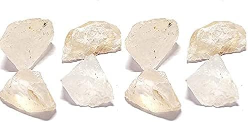 1 Lb Clear Quartz Bulk Rough Raw Rock Natural Crystal Gem Stone for Cabbing, Tumbling, Lapidary, Polishing, Wire Wrapping, Fountain, Wicca, Reiki Healing, Mediation, Chakra Balancing, Yoga