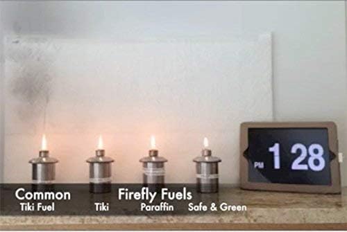 Firefly Tiki Torch Fuel – Clean-Burning Outdoor Lamp Oil for Tiki Torches and Lanterns. Low Smoke, Eucalyptus Formula, Long-Lasting – Outdoor Patio & Garden Use - 1 Gallon