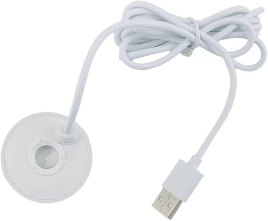 Mist Maker,Mini Mist Maker 5V USB Fountain Mister Foggers For Indoor Outdoor,Small Pond Fog Machine Atomizer Air Humidifier(White)