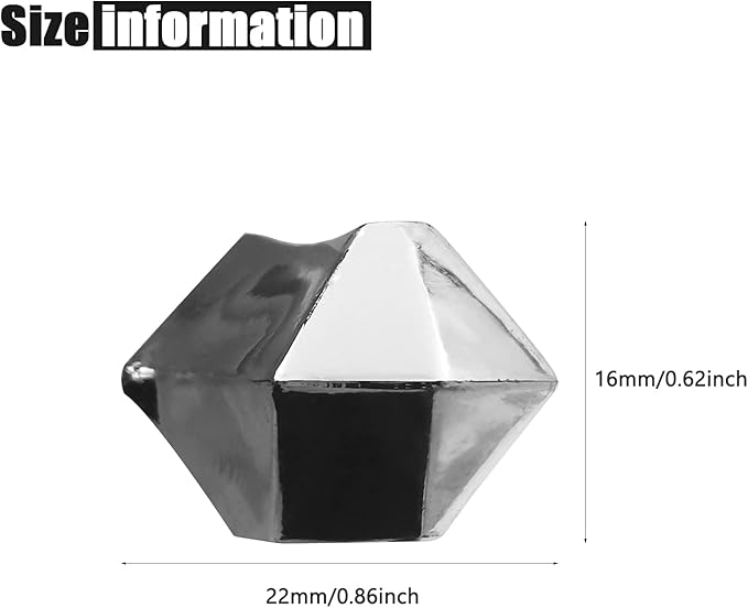 Acrylic Vase Fillers 16 * 22mm 250 PCS, Silver Fake Ice Cubes, Acrylic Ice Cubes Clear Rocks Fake Diamonds Clear Acrylic Vase Filler