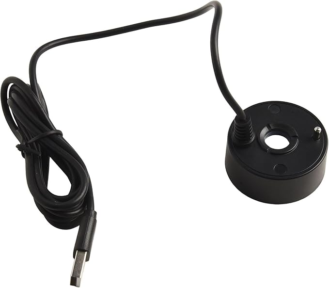 USB Powered Cool Mist Atomizer 5V Humidifier With Long Cable For Indoor Outdoor Fountain Pond Aquarium Water Features Home Office Decor Landscaping(Black)