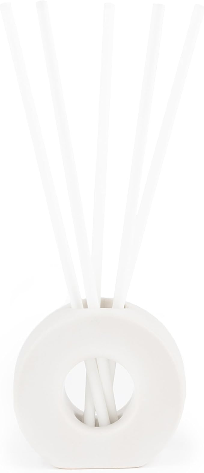 ScentAir Infused Liquidless Reeds | Includes 25 Flameless Reeds and 1 Decorative Vase, White | Essential Oil Aroma Diffuser Sticks | Fresh Spa Scents | Gifting Fragrance | Golden Bamboo