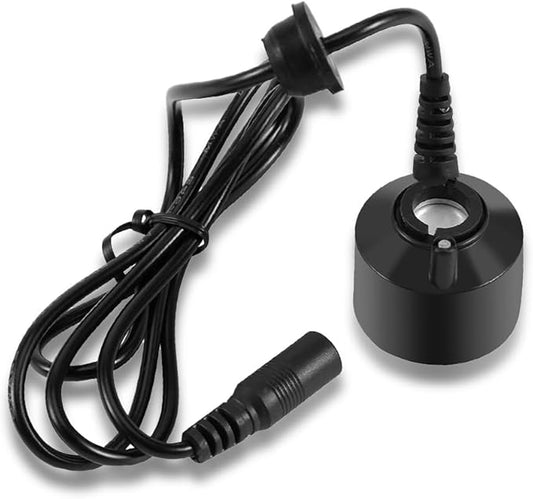 Mist Maker, Ultrasonic Water Fountain Pond Fogger Mini Mister Fog Machine Atomizer Air Humidifier Indoor Foggers Halloween Christmas Party Water Feature Rockery Fish Tank Vase Christmas Birdbath Decor