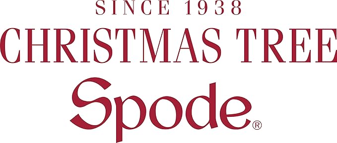 Spode Christmas Tree Divided Server, 9-Inch Round Festive Serveware, Holiday Entertaining Platter for Side Dishes, Dips, Salads - Fine Porcelain, Dishwasher & Microwave Safe, Christmas Tableware