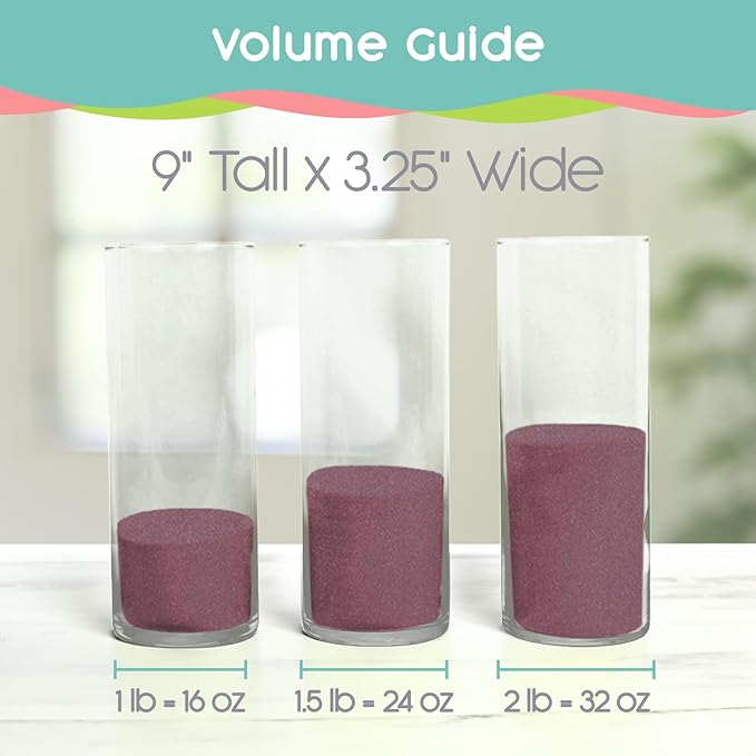 Quartz Unity Sand, 1 LB (16 oz), Colored Sand for Weddings, Vase Filler, Home Décor, Craft Sand, Aquarium Sand, and More