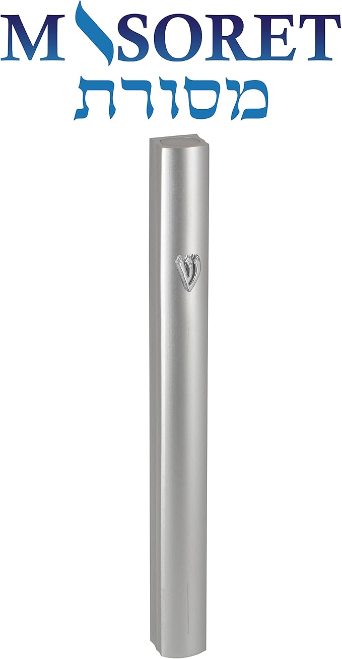 1-Piece Aluminum Door Mezuzah Cases: Special Profile, No Holes, 5-Inch 12cm Hebrew Parchment Scroll Holder Boxes