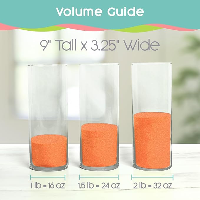 Coral Unity Sand, 1 LB (16 oz), Colored Sand for Weddings, Vase Filler, Home Décor, Craft Sand, Aquarium Sand, and More