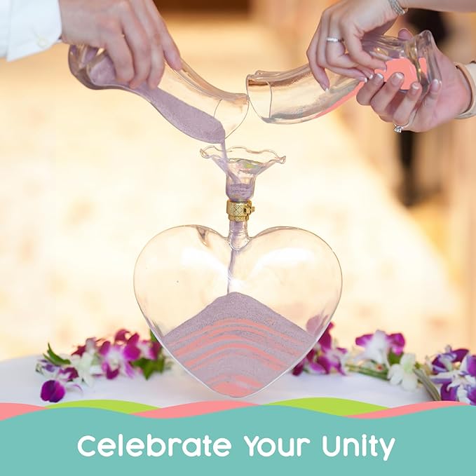 Quartz Unity Sand, 1 LB (16 oz), Colored Sand for Weddings, Vase Filler, Home Décor, Craft Sand, Aquarium Sand, and More