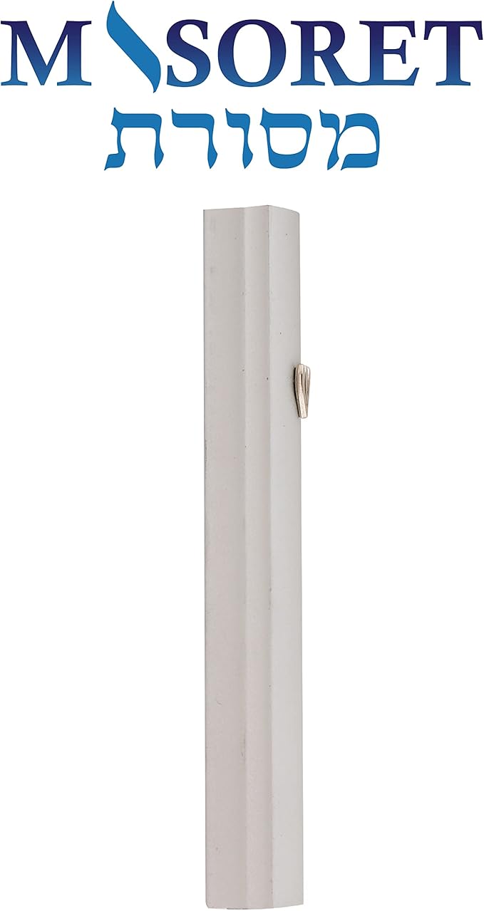 1-Piece Aluminum Door Mezuzah Cases: Special Profile, No Holes, 5-Inch 12cm Hebrew Parchment Scroll Holder Boxes