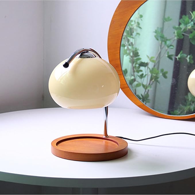 Topyond Candle Warmer Lamp with Extra-Large Solid Wood Tray, Candle Warmer, Dimmable Vintage Aromatherapy Table Lamp, Bedroom Desk Decor Gift for Women and Home Decorators