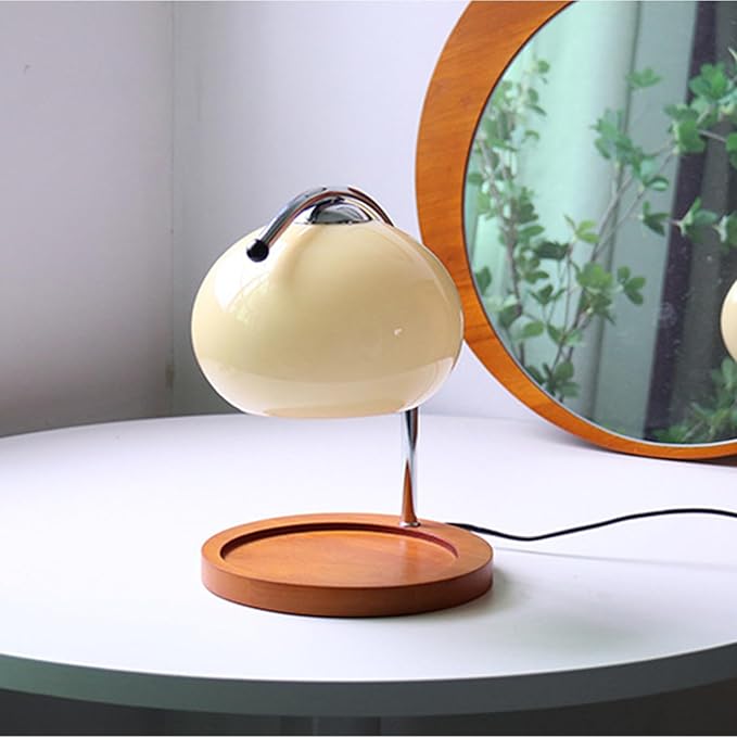 Topyond Candle Warmer Lamp with Extra-Large Solid Wood Tray, Candle Warmer, Dimmable Vintage Aromatherapy Table Lamp, Bedroom Desk Decor Gift for Women and Home Decorators