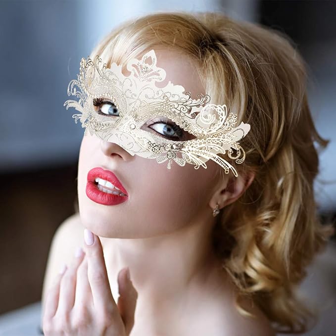 Hoshin Masquerade Mask, Mardi Gras Deecorations Venetian Masks for Womens