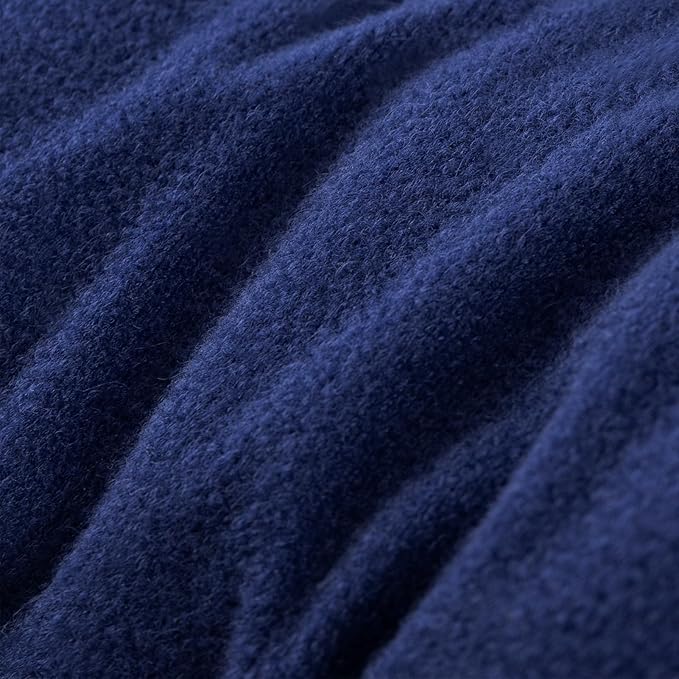 Sunolga 38" Door Draft Stopper Blocks Hot Cold Air with Removable Washable Cover for Gaps Up to 3", All-Season Noise and Wind Seal for The Bottom of Door and Window, Blue