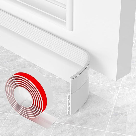 Door Draft Stopper,Under Door Draft Stopper,Door Sweeps Bottom of Door,Weather Stripping Door Seal,Door Soundproofing Under Door Gap Filler Weather Stripping Seal Door Insulation (39"",White)
