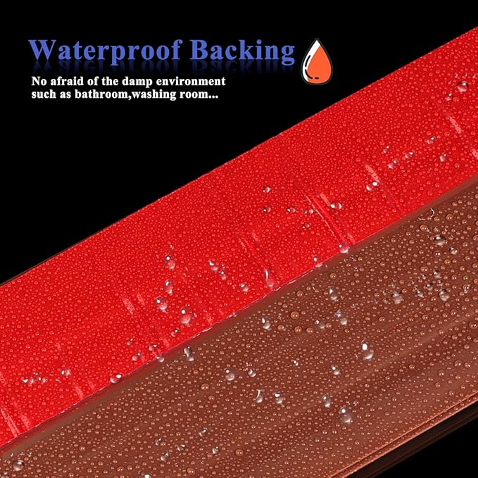 [New Upgrade] Huge Gap Door Draft Stopper, 3.4" W Widened Door Sweep Seal Gap Up to 1.8" for Interior & Exterior Doors - Keeping Draft, Noise, Dust and Unwanted Animals Out,3.4" W x 39" L,Brown
