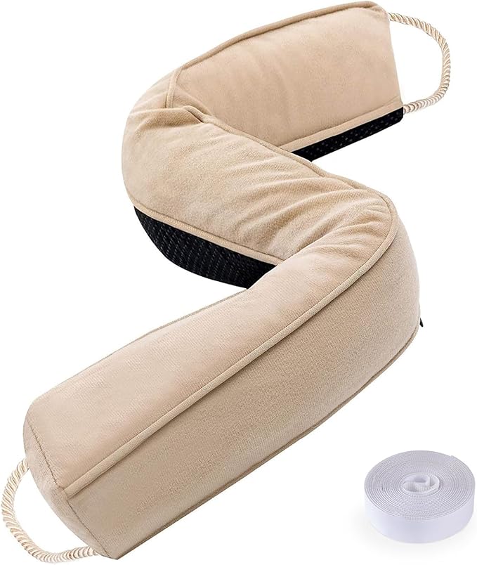 Sunolga 36" Door Draft Stopper Blocks Hot Cold Air with Removable Washable Cover for Gaps Up to 3", All-Season Noise and Wind Seal for The Bottom of Door and Window, Beige