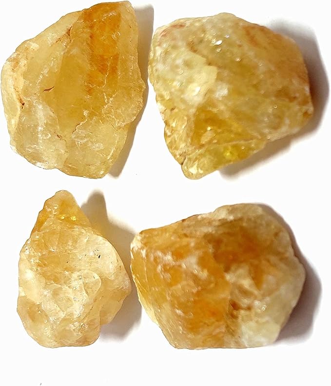1 Lb Citrine Bulk Rough Raw Natural Crystal Stone for Cabbing, Tumbling, Lapidary, Polishing, Wire Wrapping, Wicca, Reiki Healing, Mediation, Chakra Balancing