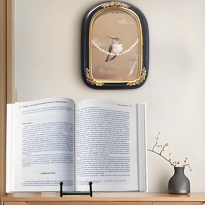 Birity 32 pcs 4.5in Plate Stands for Display,Metal Plate Holders Display Stands Can Be Used for Picture Stand,Book Stands for Display,Plate Display Stands,Easel,Photo Frame Stands,Desktop Stand