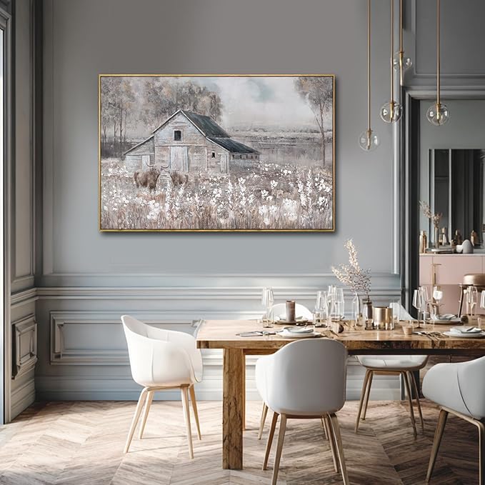 SDYA Nature Wood Wall Decor Tree Wall Art Farmhouse Artwork 32"x48" Large Pictures for Living Room Bedroom Office Decorations