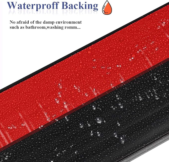[New Upgrade] Huge Gap Door Draft Stopper, 3.4" W Widened Door Sweep Seal Gap Up to 1.8" for Interior & Exterior Doors - Keeping Draft, Noise, Dust and Unwanted Animals Out,3.4" W x 39" L,Black