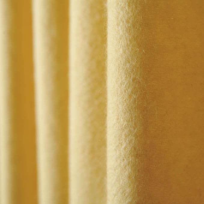 CUDDLE DREAMS Premium Cashmere Throw Blanket with Fringe, Luxuriously Soft (Yellow)