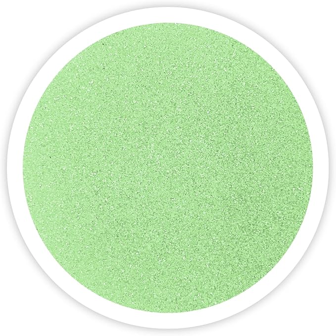 Sandsational Sparkle Mint Green Unity Sand, 1 LB (16 oz), Colored Sand for Weddings, Vase Filler, Home Décor, and More