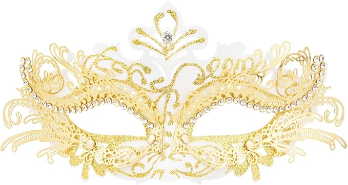Hoshin Masquerade Mask, Mardi Gras Deecorations Venetian Masks for Womens