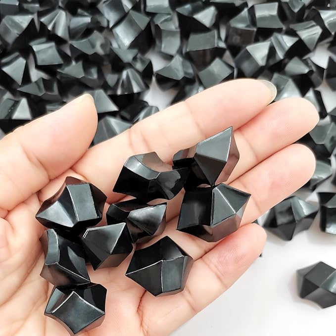 Black Vase Fillers for Home Decor, Fake Crushed Ice Cubes, Vase Fillers, 150 pcs Reusable Fake ice Cubes for Photography Accessories Props Decoration for Wedding