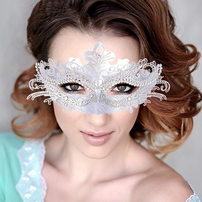 Hoshin Masquerade Mask, Mardi Gras Deecorations Venetian Masks for Womens