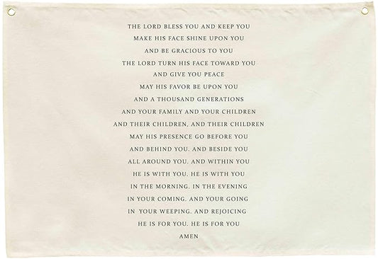 Psalms Christian Bible Verses Scripture Quote Religious Church Decor Sunday School Decor Prayer Room Faith The Lord Bless You And Keep Rectangular Banner Flag Sign Poster Wall Art Christmas Gift