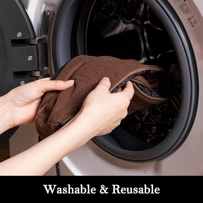 Sunolga 36" Door Draft Stopper Blocks Hot Cold Air with Removable Washable Cover for Gaps Up to 3", All-Season Noise and Wind Seal for The Bottom of Door and Window, Brown