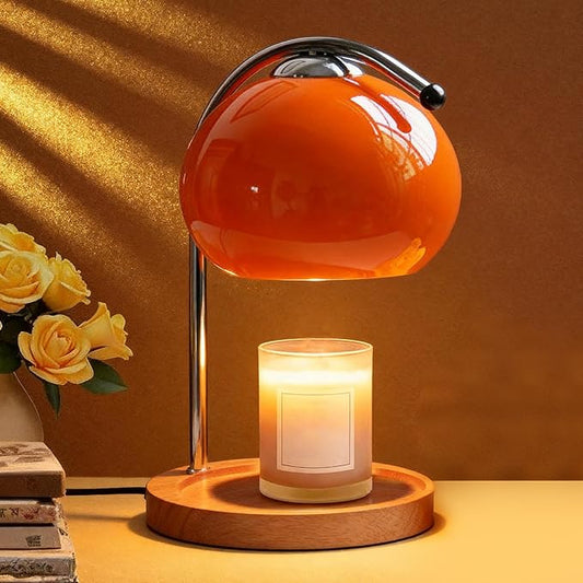 Topyond Candle Warmer Melting Lamp,Wax Melting Lamp Home Decor, Desk Office Decor Table Lamp,Night Light Bedroom Lamps,Valentines Day Gifts for Her(Red)