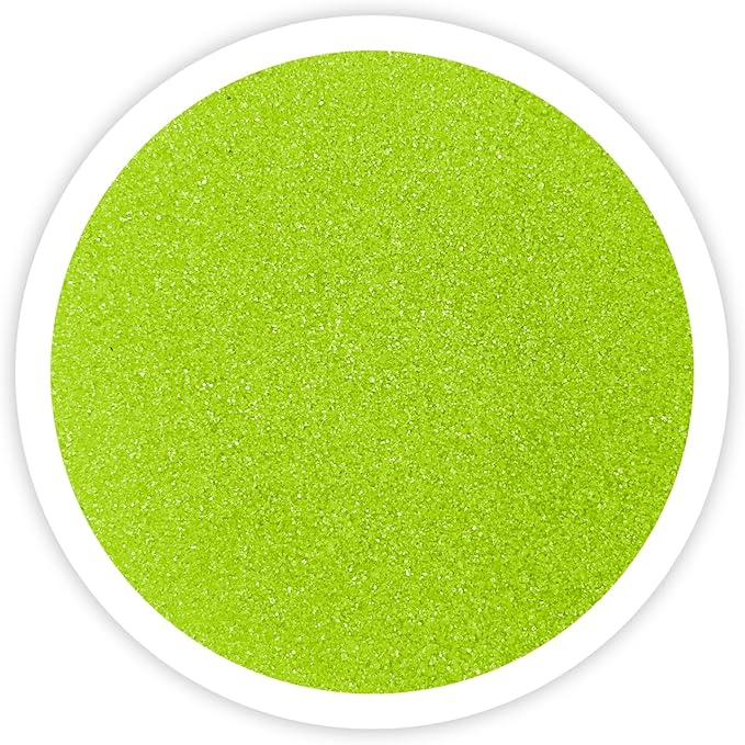 Kiwi Green Unity Sand, 1 LB (16 oz), Colored Sand for Weddings, Vase Filler, Home Décor, Crafts, and More