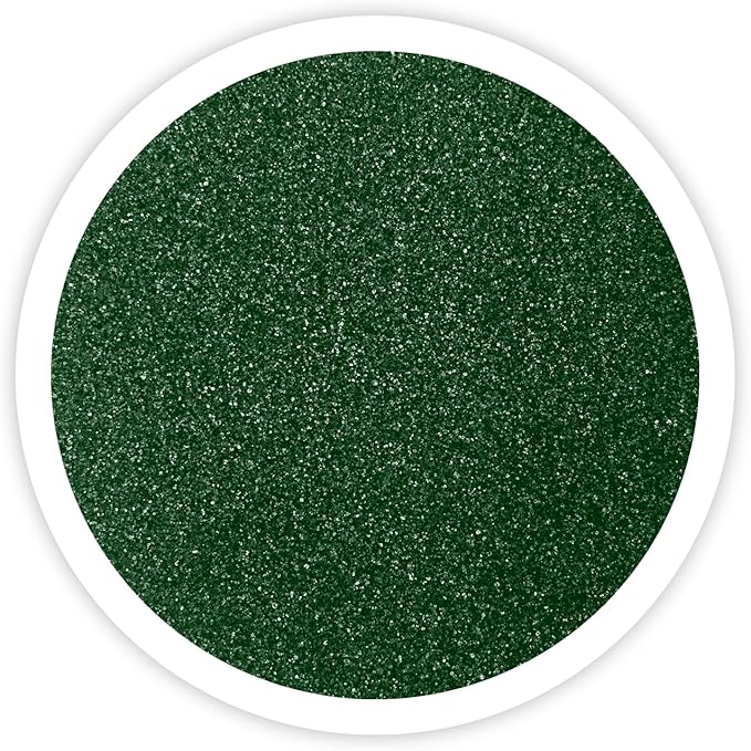Hunter Green (Holly) Unity Sand, 1 LB (16 oz), Dark Green Colored Sand for Weddings, Vase Filler, Home Decor, Crafts, Terrariums, and More