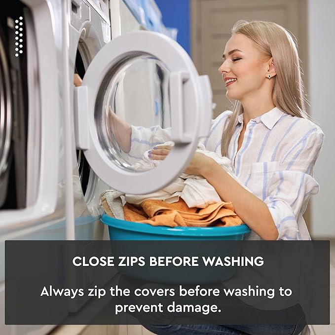 Encasa XO Throw Pillow Covers 24x24 in Set of 4 Charcoal Grey | No Inserts | Cotton Pillow Covers for Living Room, Bed, Sofa, Couch | Decorative Cushion Covers with Improved Zipper