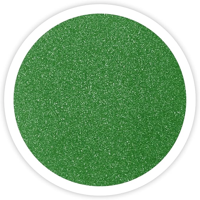 Sandsational Sparkle Emerald Green Unity Sand -1.5 LB (22 oz), Green Colored Sand for Weddings, Vase Filler, Home Décor and More
