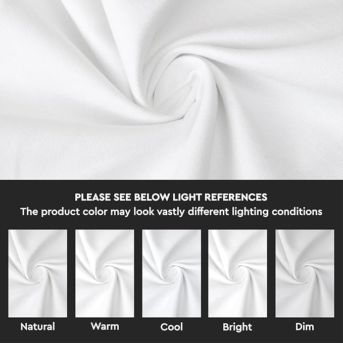 Encasa XO Throw Pillow Covers 16x16 in Set of 2 White | No Inserts | Cotton Pillow Covers for Living Room, Bed, Sofa, Couch | Decorative Cushion Covers with Improved Zippers