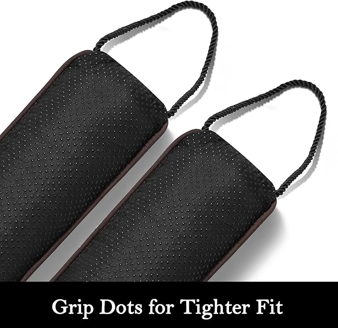 Sunolga 36" Door Draft Stopper Blocks Hot Cold Air with Removable Washable Cover for Gaps Up to 3", All-Season Noise and Wind Seal for The Bottom of Door and Window, Brown