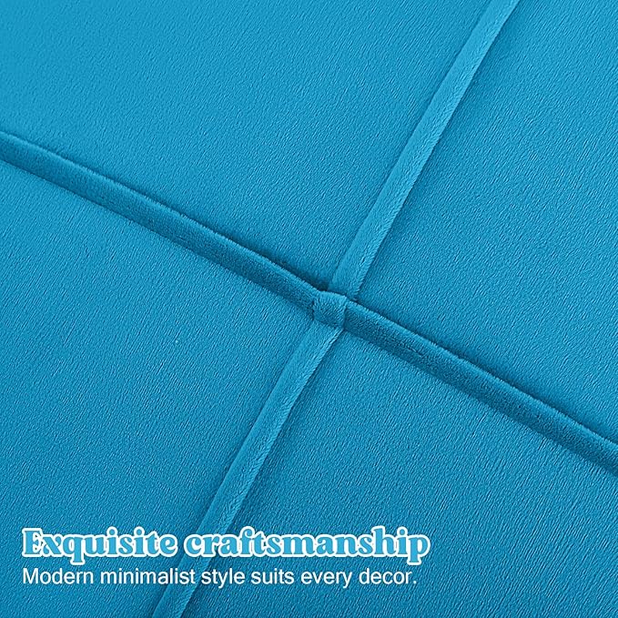 MeMoreCool Stuffed Round Pouf Ottoman Foot Rest, Floor Pouf Foot Stool with Soft Foam Chunk Filling, Small Round Ottoman Footstool Circle Footrest for Living Room