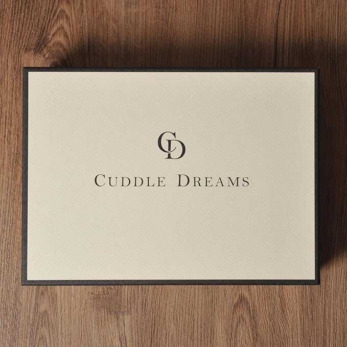 CUDDLE DREAMS Premium Cashmere Throw Blanket with Fringe, Luxuriously Soft (Greek Key)