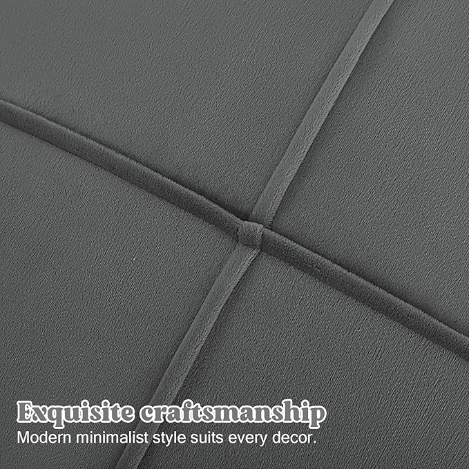 MeMoreCool Stuffed Round Pouf Ottoman Foot Rest, Floor Pouf Foot Stool with Soft Foam Chunk Filling, Small Round Ottoman Footstool Circle Footrest for Living Room